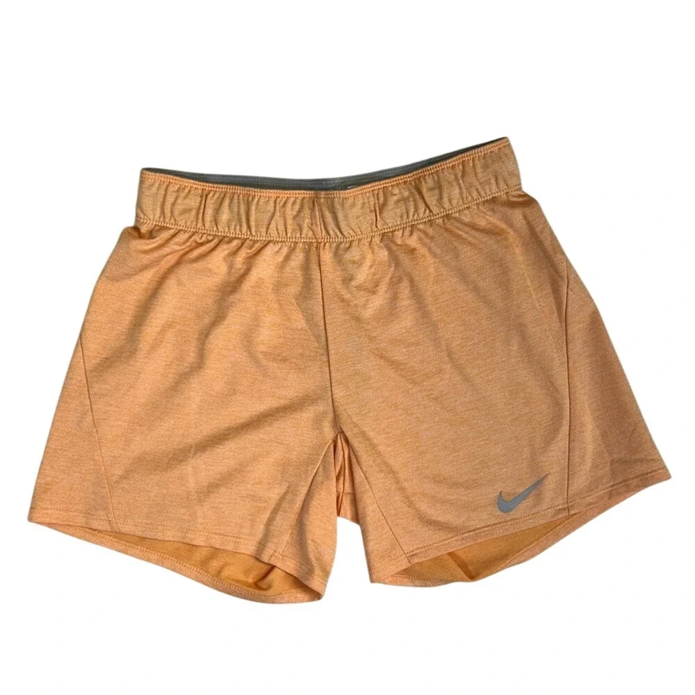 Nike Dri-FIT‎ Women's Athletic Running Shorts Elastic Waistband Orange Size XS